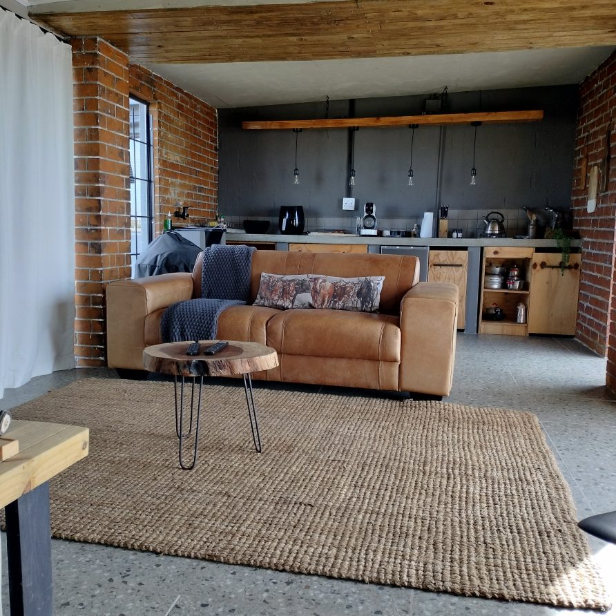 lounging around in accommodation in coffee bay